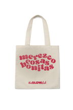 Totebag Merezco cosas bonitas